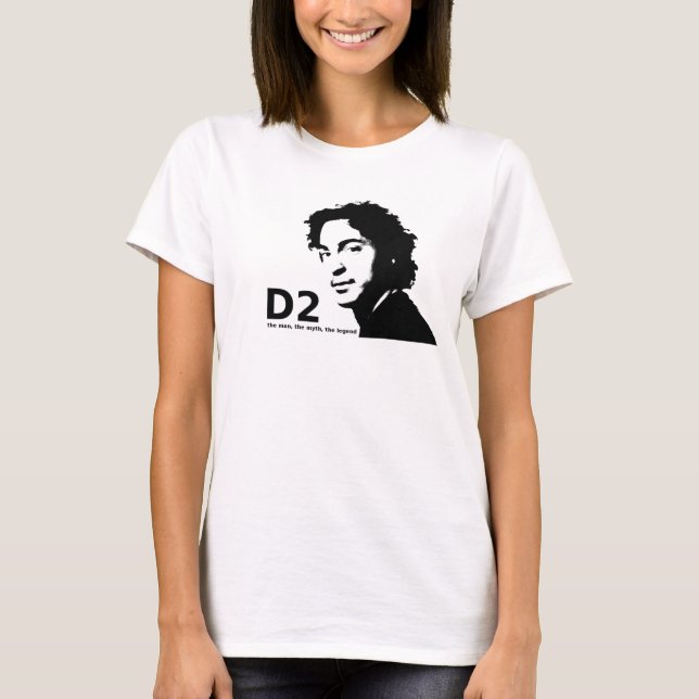 T-shirt D2-For les dames (Devant)