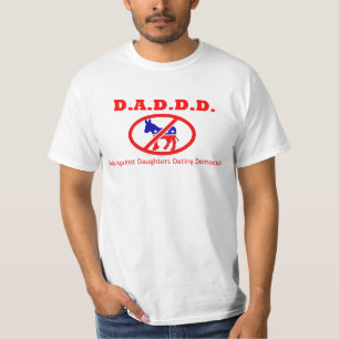 T-shirt D.A.D.D.D. Les papas contre les filles qui mangent