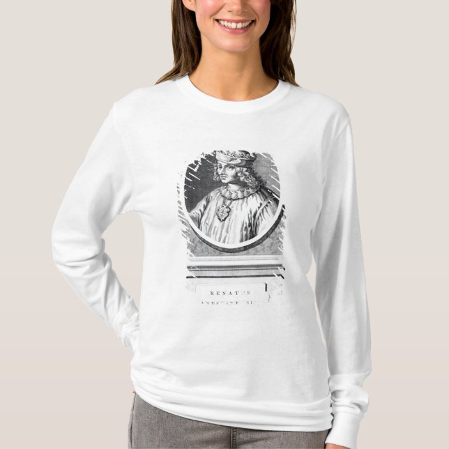 T-shirt D Anjou, roi de Rene de Naples (Devant)