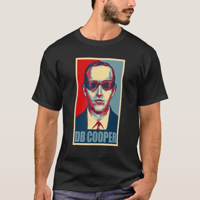 T-shirt D B Cooper Urban Legend Style Rétro (Devant)