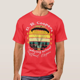T-shirt D B Coopers Skydiving School Portland Oregon Funny