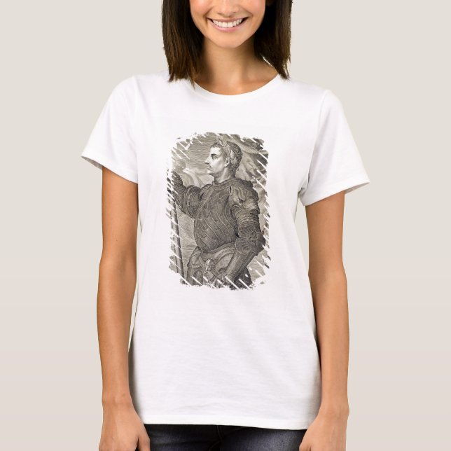 T-shirt D. Claudius César Empereur de Rome de 41 - 54 ap. (Devant)