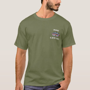 T-shirt D-Day 6 juin 1944 Vert