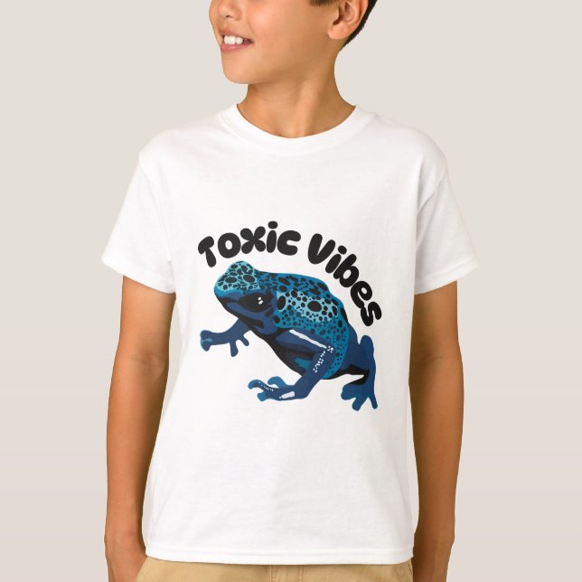 T-shirt D est pour Dart Frog. (Devant)
