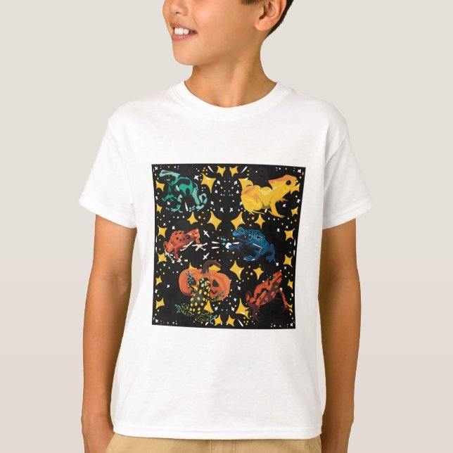 T-shirt D est pour Dart Frog (Devant)