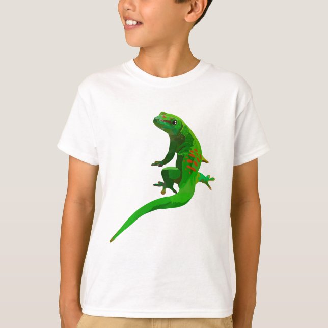 T-shirt D est pour Day Gecko (Devant)