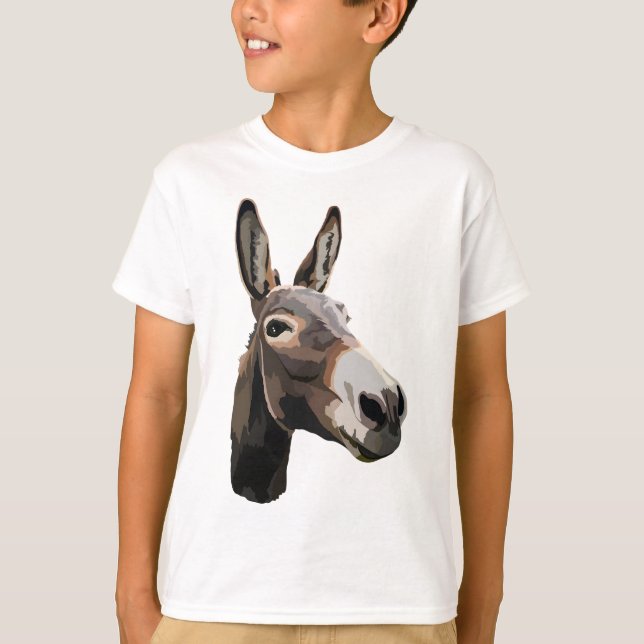 T-shirt D est pour Donkey (Devant)