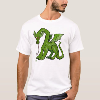 T-shirt d est pour le dragon