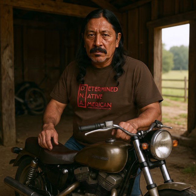 T-shirt D.N.A - Déterminé Amérindien (Créateur téléchargé)