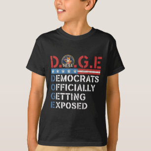 T-shirt D.o.g.e Doge Département de l'efficacité du gouver