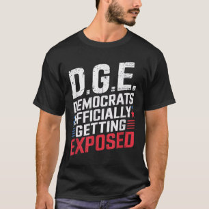 T-shirt D.o.g.e Doge Satire politique Drapeau amér