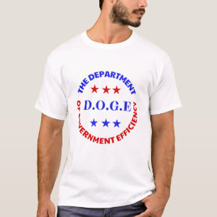 T-SHIRT D.O.G.E : LE MINISTÈRE DE L'EFFICACITÉ GOUVERNEMEN
