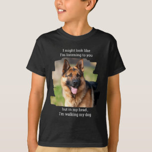 T-shirt D Photo d'animaux Drôle Papa Chien 