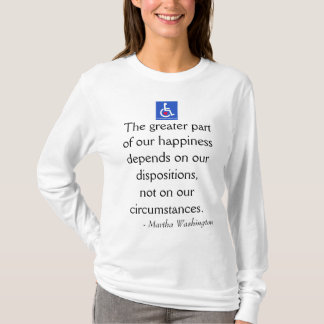 T-shirt D/R - Citation de Martha Washington