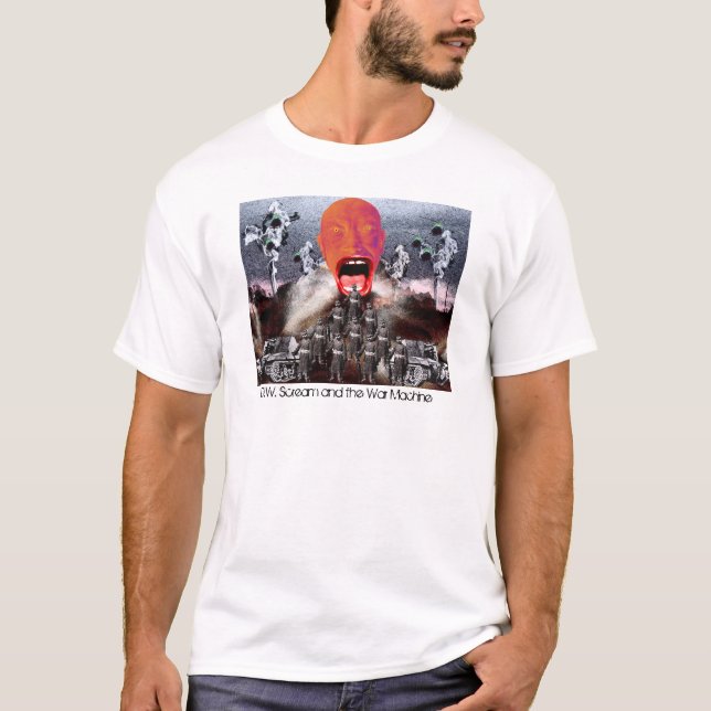 T-shirt D.W. Cri perçant et douille T-Shir de machine de (Devant)