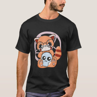 T-shirt DãA De Los Muertos Red Panda Mexique Pyjama Paste