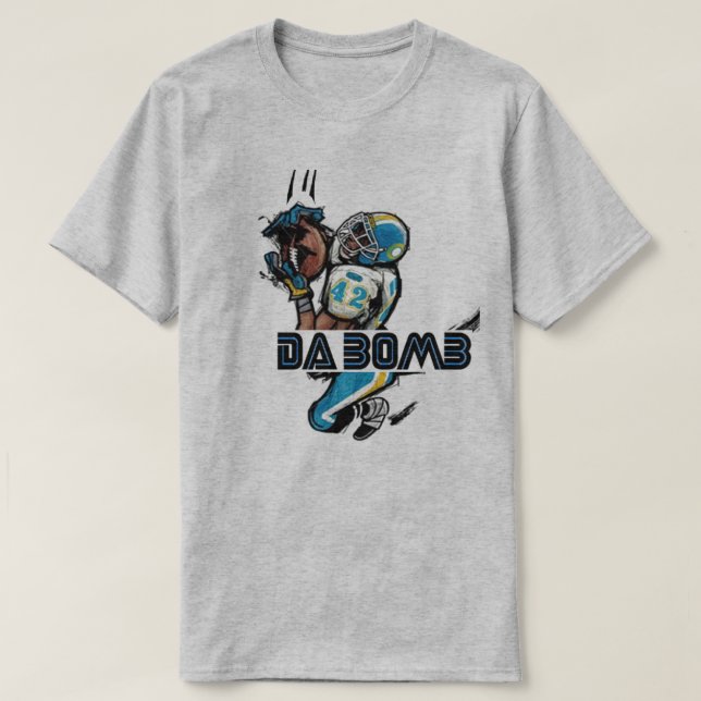 T-shirt Da Bomb Football (Design devant)
