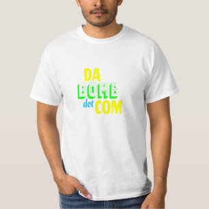 T-shirt Da Bomb point com Novelty Funny Retro 90s