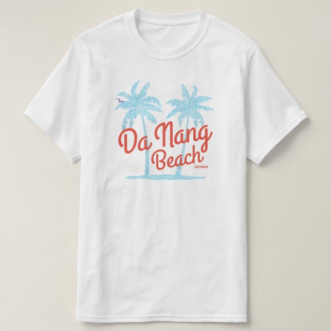 T-shirt Da Nang Beach Vintage (Design devant)