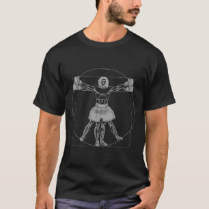 T-shirt Da Vinci Homme de Vitruve Muay Thai Mma Combat de