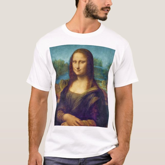 T-shirt Da Vinci : Mona Lisa (Devant)