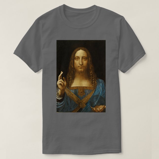T-shirt Da Vinci Salvator Mundi (Design devant)