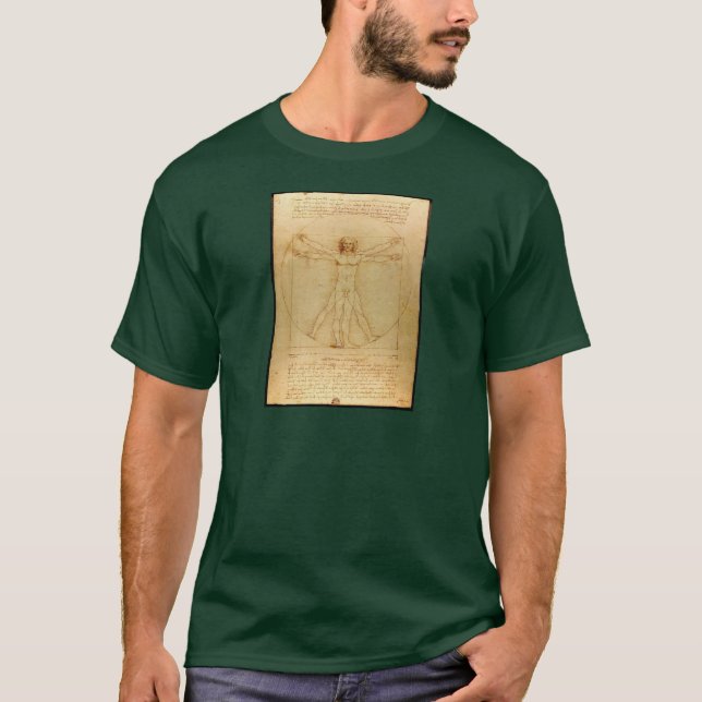 T-shirt Da Vinci Vitruve Luc Viatour (Devant)