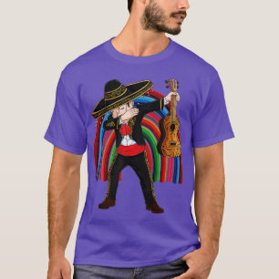 T-shirt Dab Costume Mariachi Mexicain Charro Cinco De Mayo