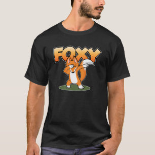 T-shirt Dab Dabbing Dancing Disco Foxy Fox