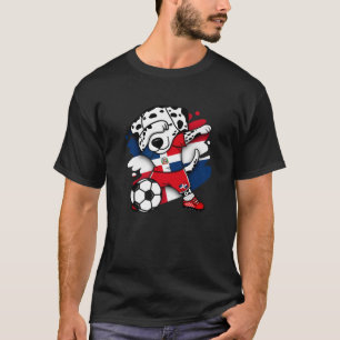 T-shirt Dab Dalmatie République Dominicaine Fans de footba