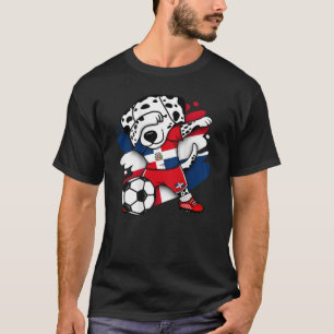 T-shirt Dab Dalmatie République Dominicaine Fans de footba