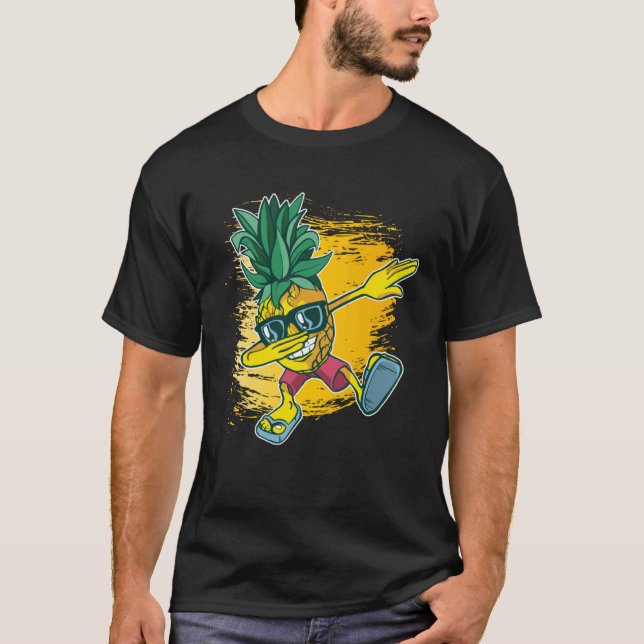 T-shirt dab dance ananas (Devant)