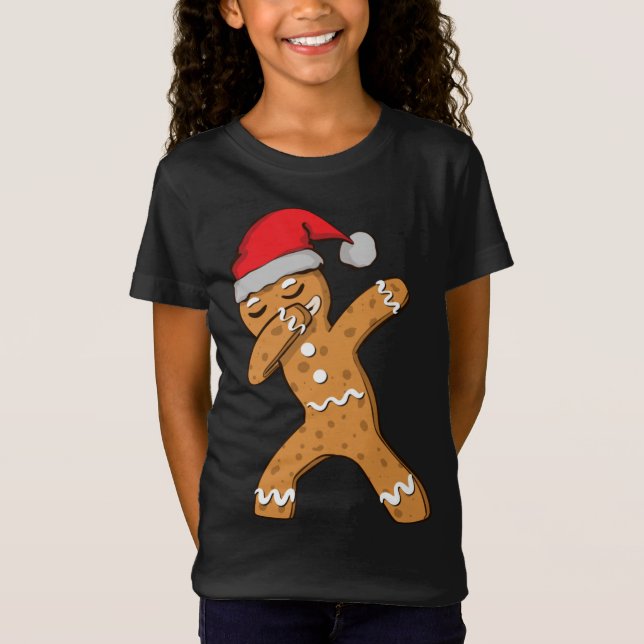 T-Shirt Dabab Gingerbread Homme Noël (Devant)