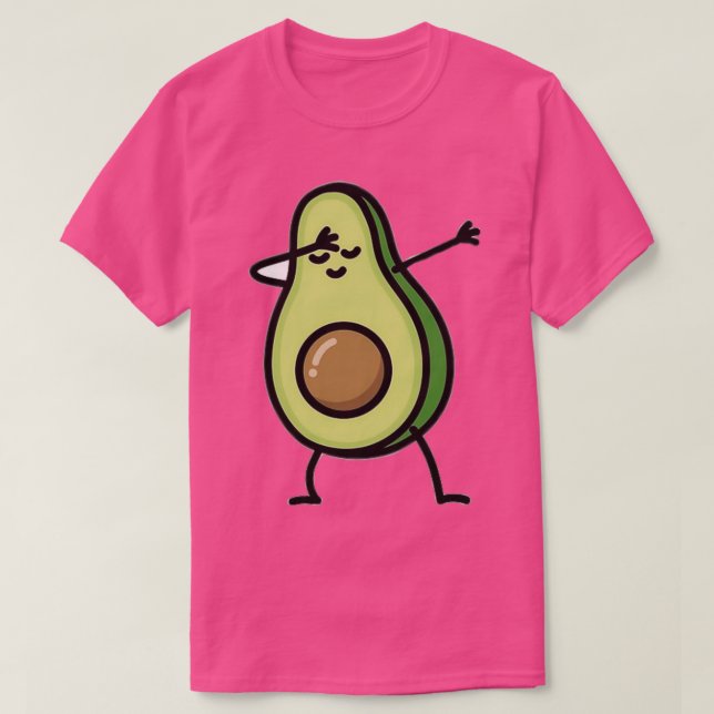T-shirt Dabbing Avocado 3 (Design devant)