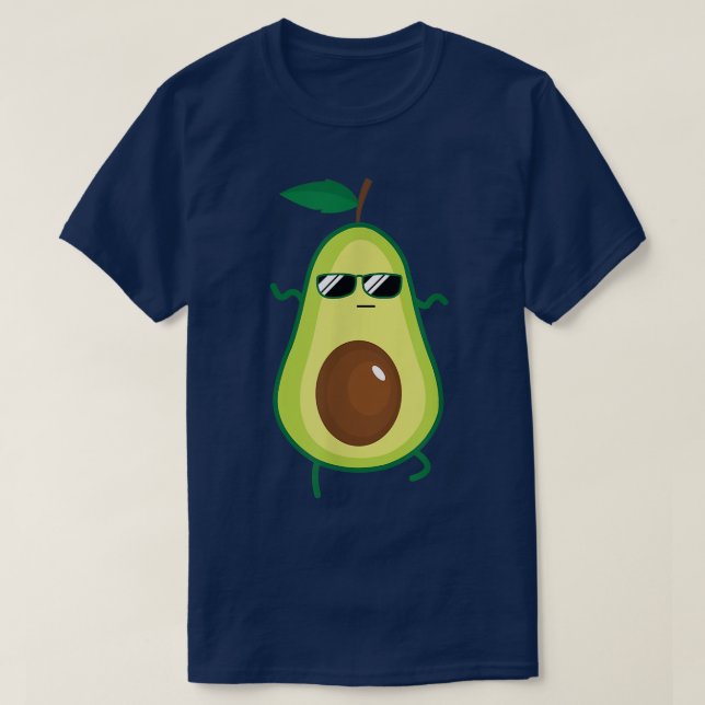 T-shirt Dabbing Avocado Funny Vegan Food Lover Teids W (Design devant)