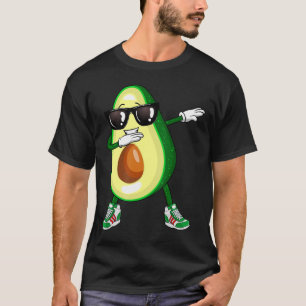 T-shirt Dabbing Avocado Shirt Funny Vegan Food Lover Tee K