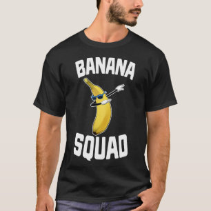 T-shirt Dabbing Banana Squad Fruit Fruit Ripé Jaune Drôle