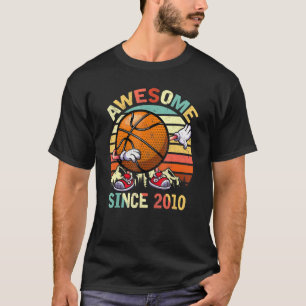 T-shirt Dabbing Basketball Awesome Depuis 2010 Hommes Anni