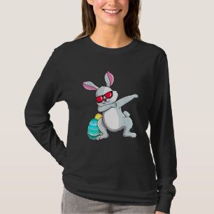 T-shirt Dabbing Bunny Jour de Pâques OEufs de lapin Chasse