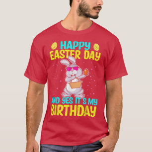 T-shirt Dabbing Bunny Pâques Anniversaire Anniversaire Enf