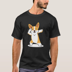 T-shirt Dabbing Cardigan Welsh Corgi Chien Cute Chien race
