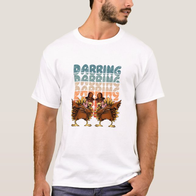 T-shirt Dabbing Chicken (Devant)