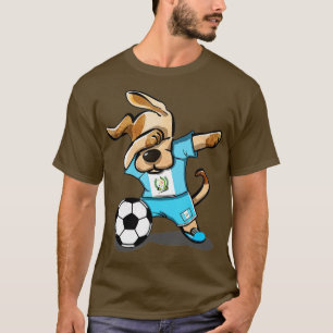 T-shirt Dabbing Chien Guatemala Football Guatémaltèque Foo