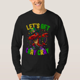 T-shirt Dabbing Crawfish Mardi Gras Obtenons Cray Cray Ca