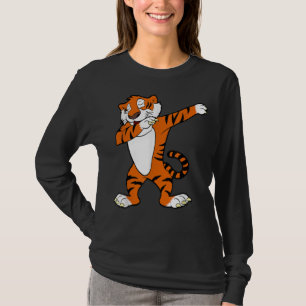 T-shirt Dabbing Cute Tigre Animal Party