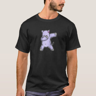 T-shirt Dabbing Dabbing Rhino Dab Danse Cool Rhinoceros Am