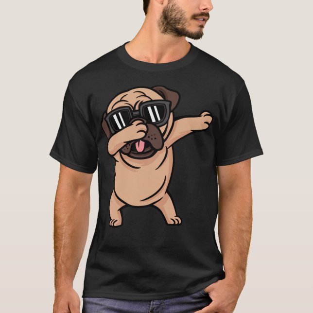 T-shirt Dabbing Dance Dab Funny Dancer Carlin (Devant)