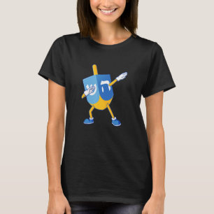 T-shirt Dabbing Dreidel Hanoukka Danser Chanukah Kids Gir