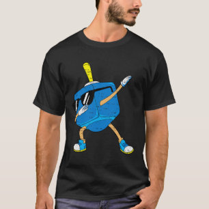 T-shirt Dabbing Dreidel Hanoukka Danser Chanukah Toddler
