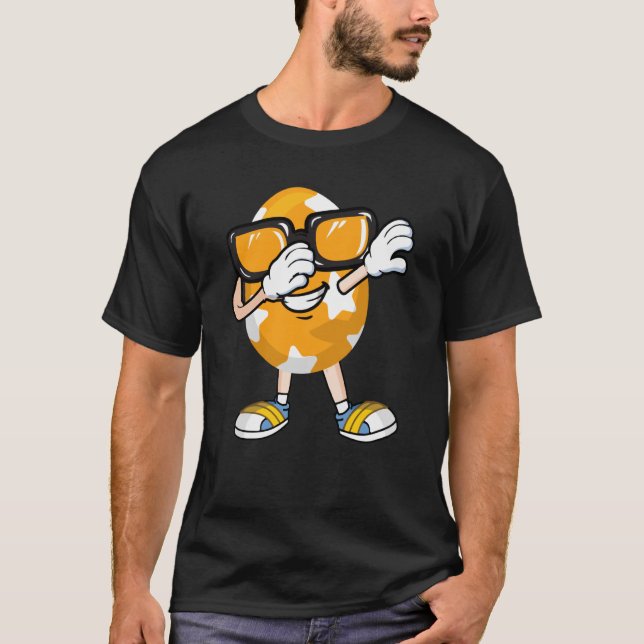 T-shirt Dabbing Easter Egg Lunettes de soleil Garçons Enfa (Devant)